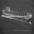 Custiomize modèle de bateau de croisière en cristal pour souvenir